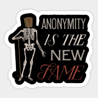 Anonymity Sticker